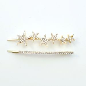 Star and Rhinestone hair clip 🌟